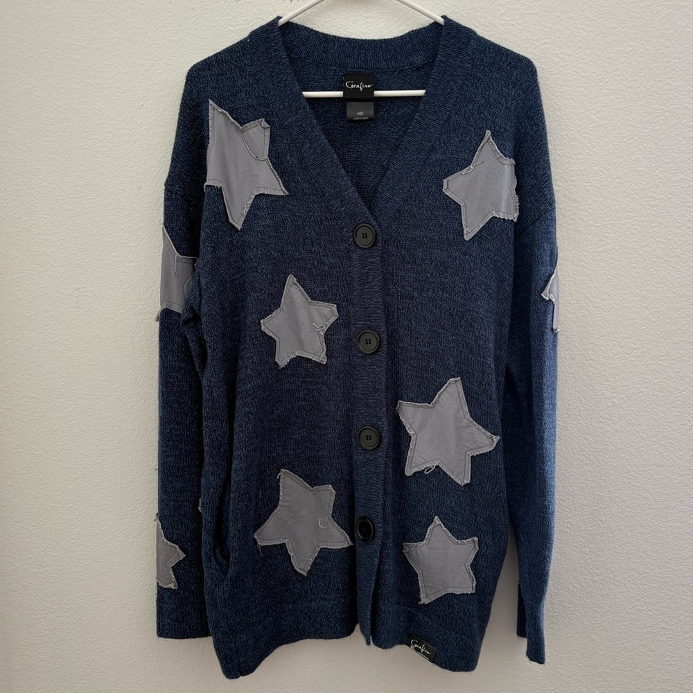 Coraline Star Patchwork Oversized Cardigan Laika 2024 Size Medium